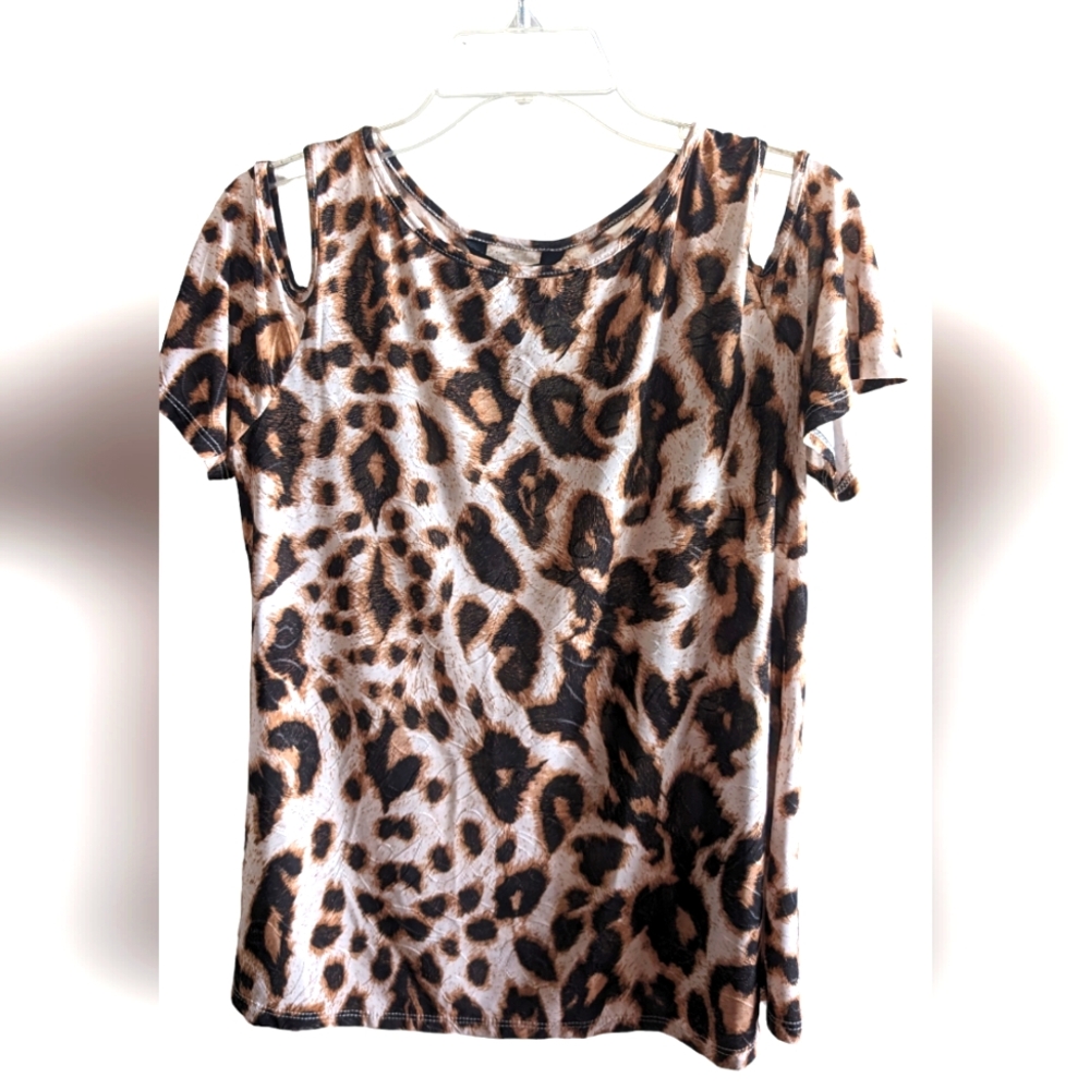 SJS Animal print top. New with tags.